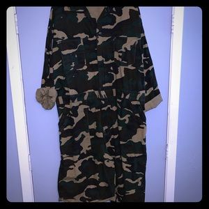 Camo Overall size xl